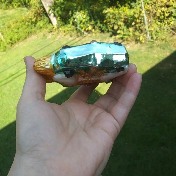 Noble  Gems by Kurt S Adler made in China glass ornament carousel horse glitter - Picture 13 of 16